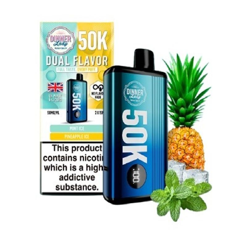 DINNER LADY 50K DUAL ICY MINT PINEAPPLE ICE