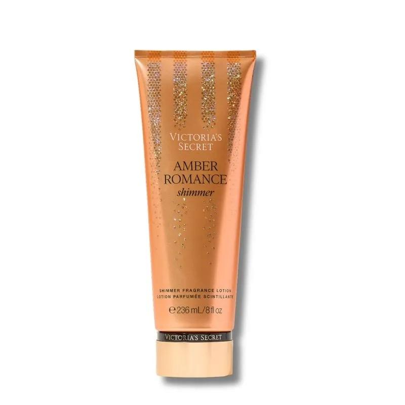 VICTORIAS SECRET BODY LOTION AMBER ROMANCE SHIMMER