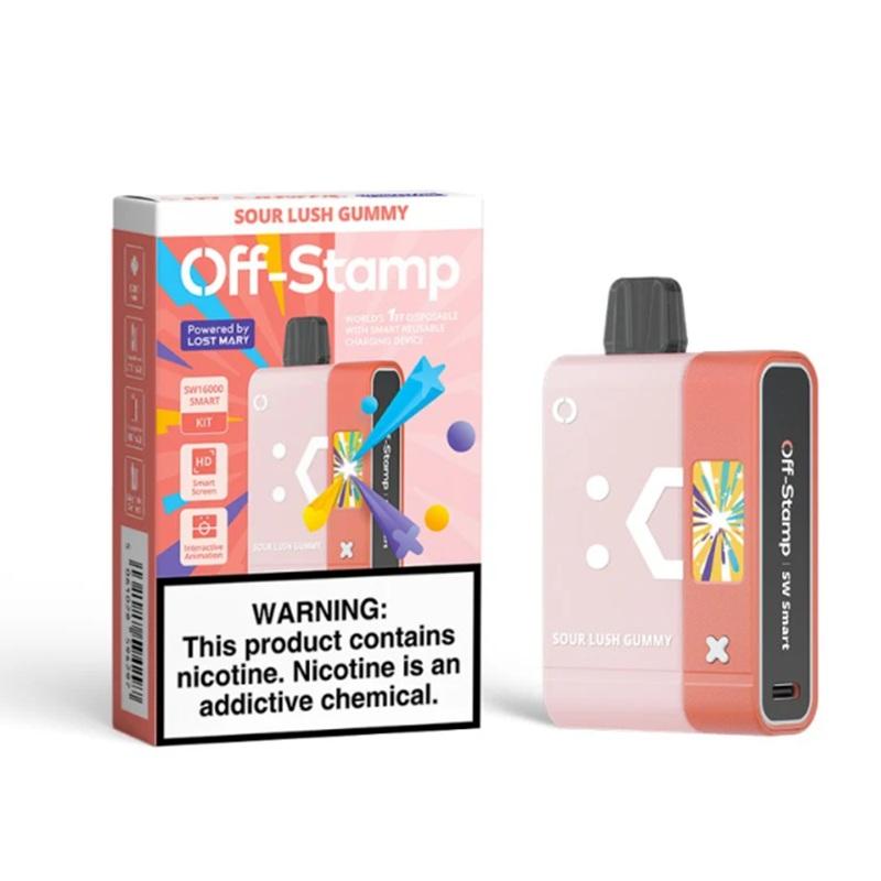 ELFBAR OFF STAMP SW 16K KIT SOUR LUSH GUMMY