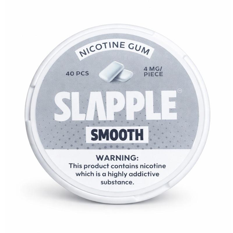 NICOTINE SLAPPLE CHICLETE 4MG SMOOTH