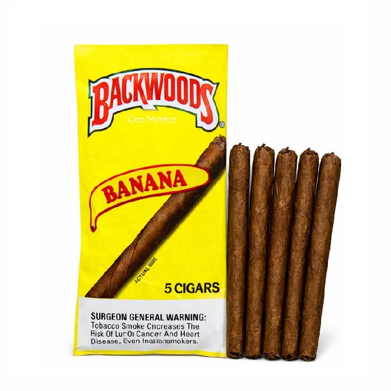TABACCO BACKWOODS BANANA 5 CIGARS