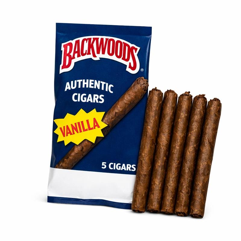 TABACCO BACKWOODS VANILLA 5 CIGAS