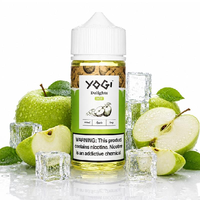 YOGI 100ML GREEN APPLE ICE 06MG