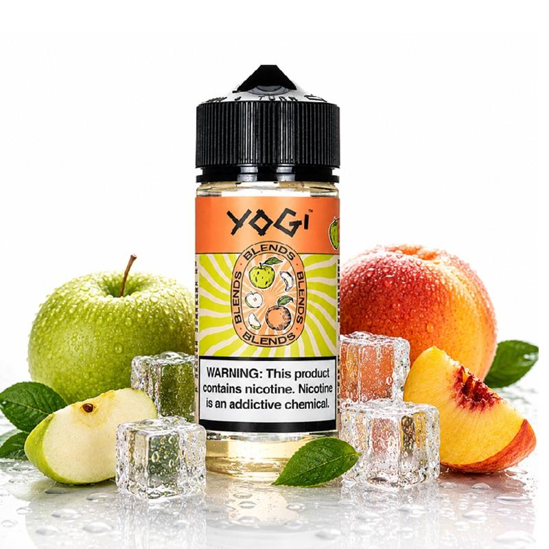 YOGI 100ML APPLE PEACH 06MG