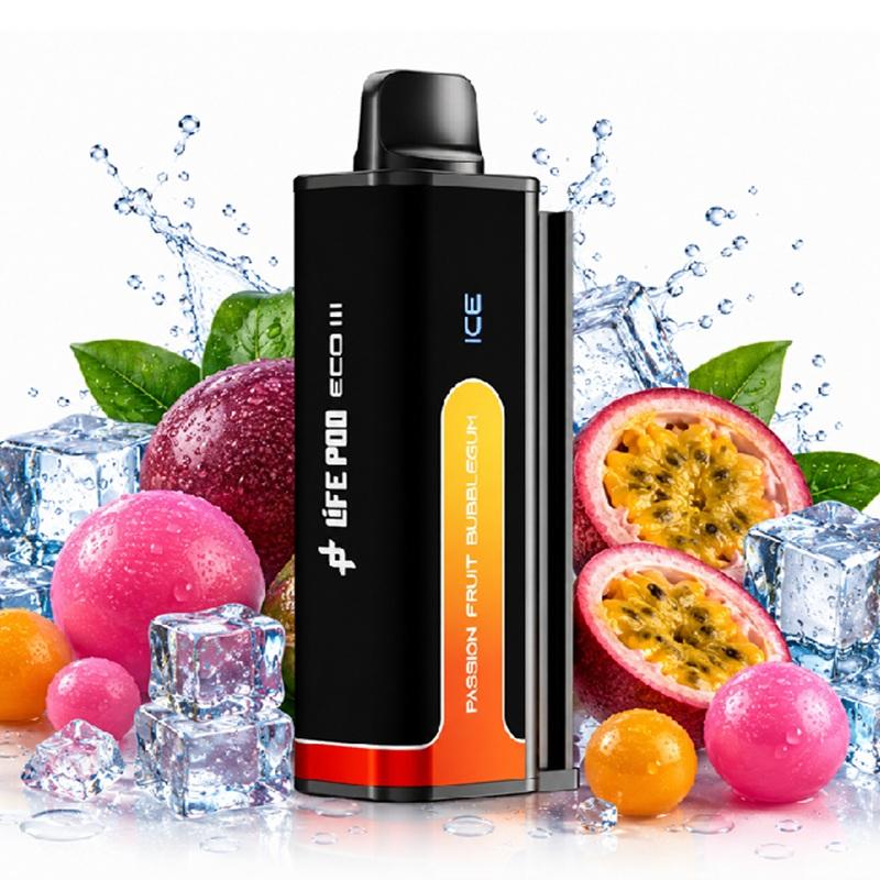 LIFE POD ECO III REFIL 20K PASSION FRUIT BUBBLEGUM
