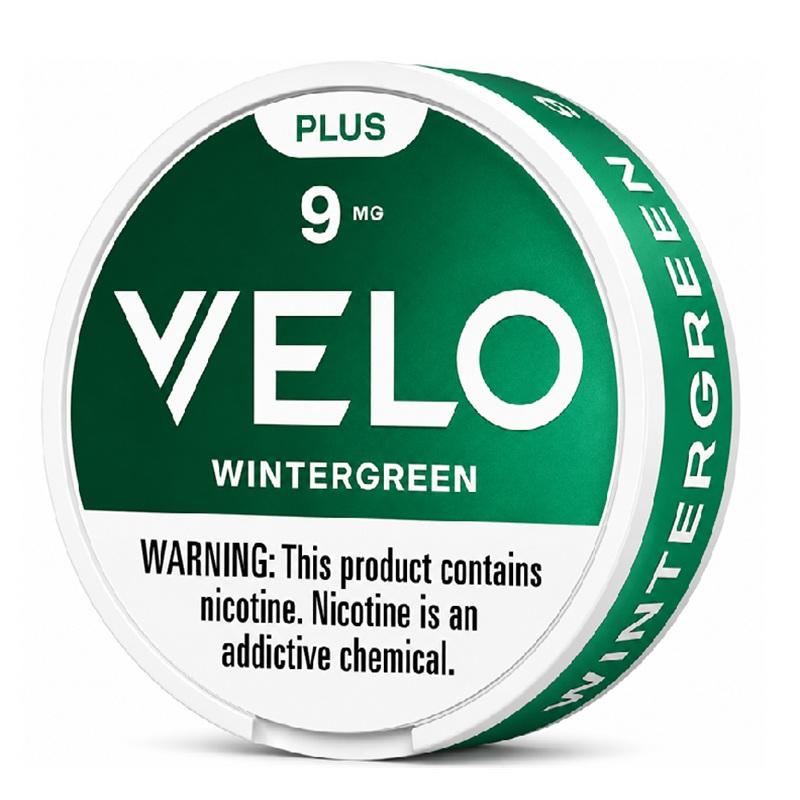 NICOTINE VELO PLUS WINTERGREEN 9MG