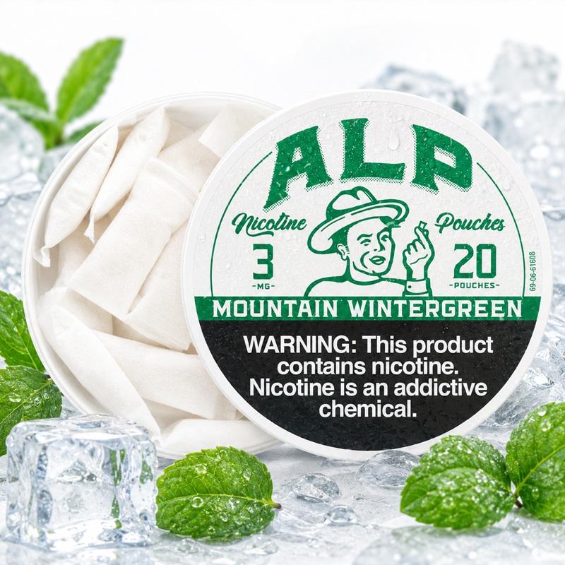 NICOTINE ALP MOUNTAIN WINTERGREEN 3MG