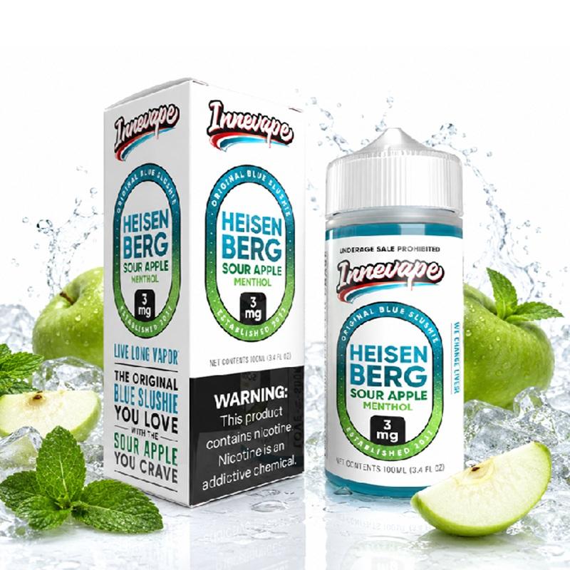 HEISENBERG 100ML SOUR APPLE MENTHOL 3MG