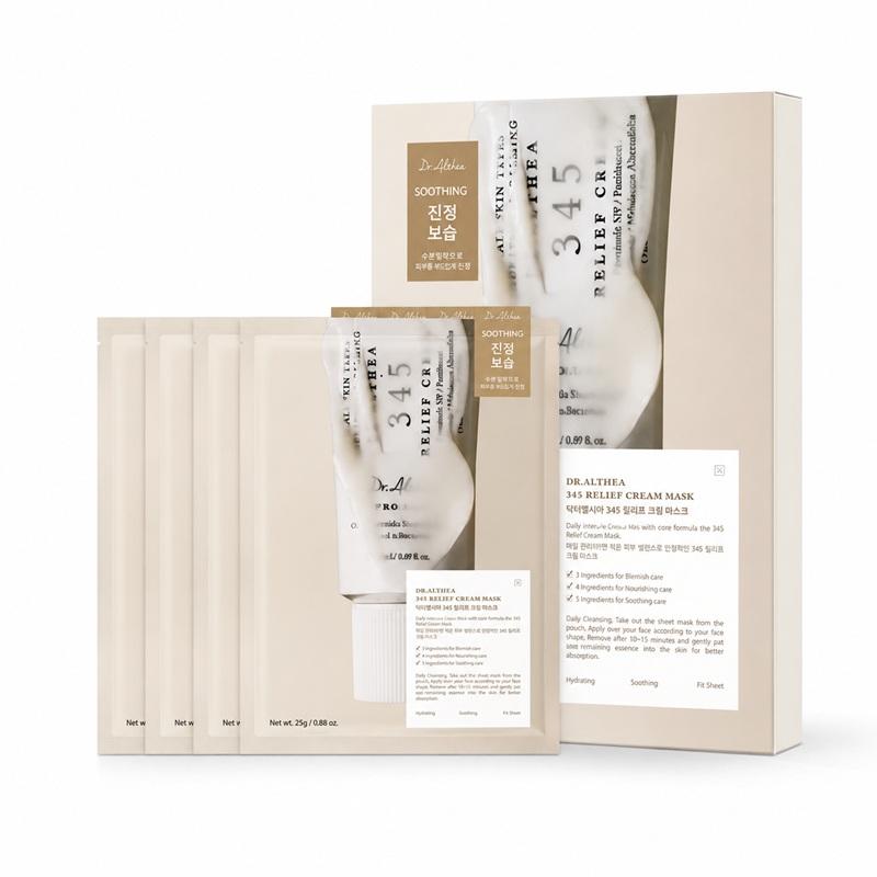 DR ALTHEA 345 RELIEF CREAM MASK 4EA