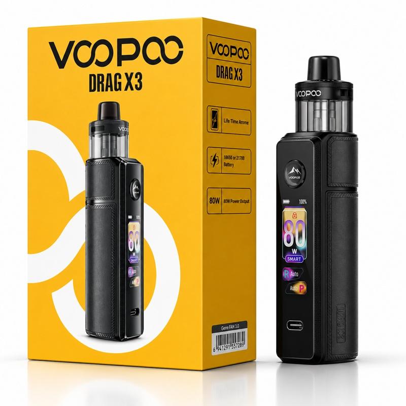 VOOPOO ARGUS DRAG X3 KIT SPRAY BLACK