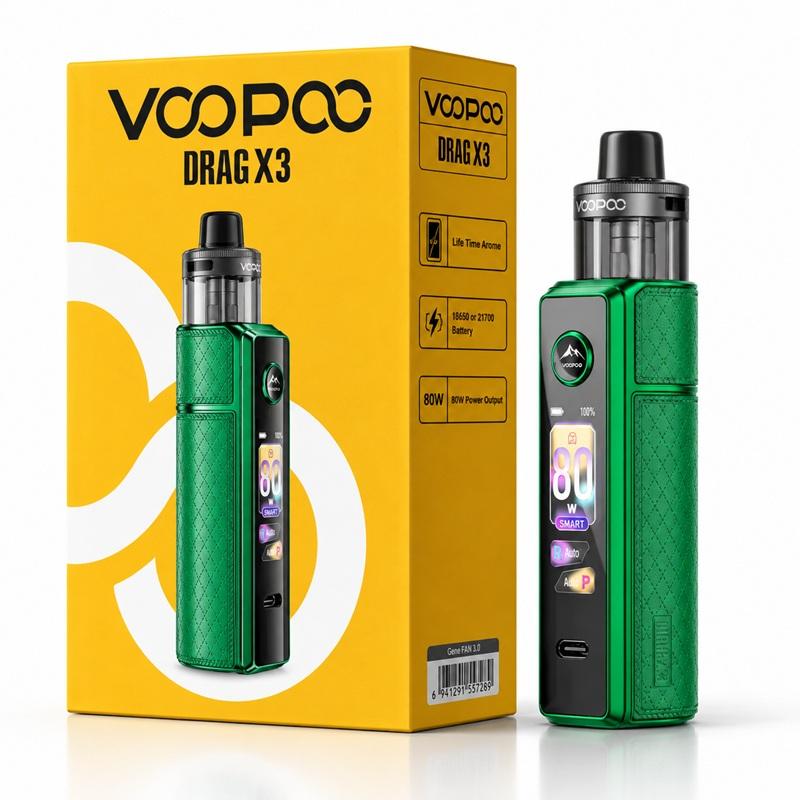VOOPOO ARGUS DRAG X3 KIT MOSS GREEN