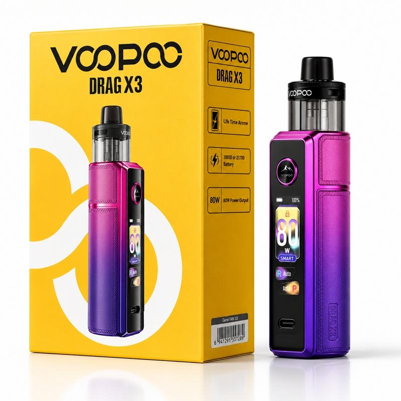 VOOPOO ARGUS DRAG X3 KIT AURORA PURPLE