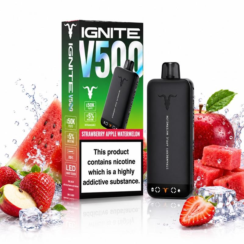 IGNITE V500 STRAWBERRY APPLE WATERMELON