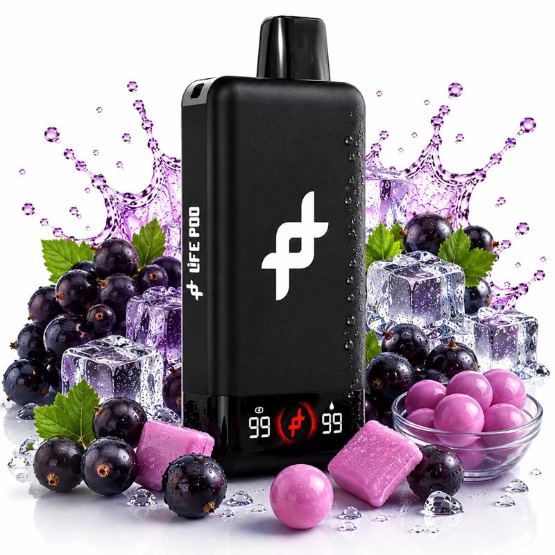 LIFE POD 30K FIT BLACK BLACKCURRANT BUBBLEGUM