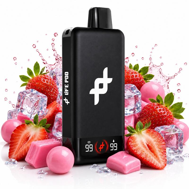 LIFE POD 30K FIT BLACK STRAWBERRY BUBBLEGUM