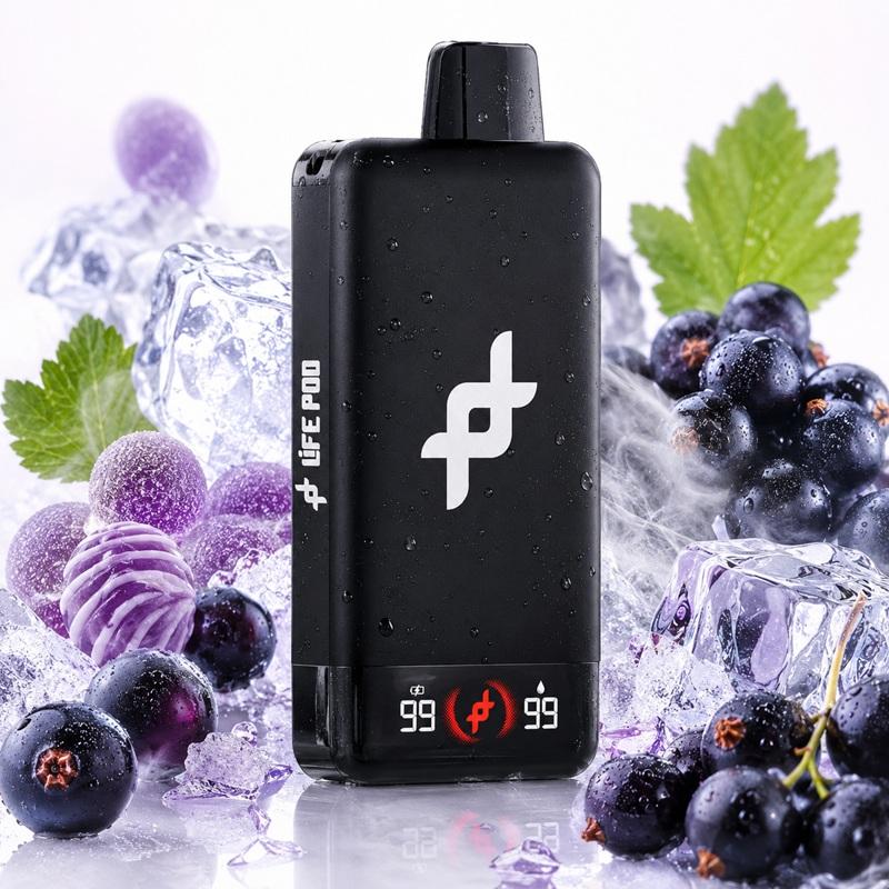 LIFE POD 30K FIT BLACK BLACKCURRANT HULS