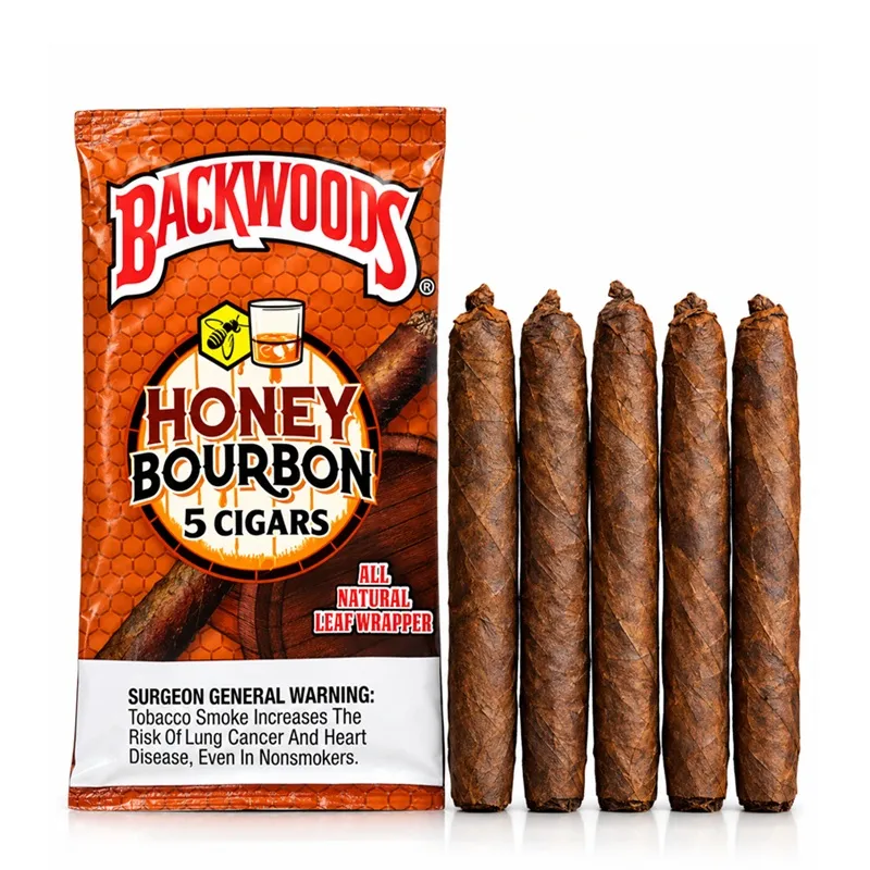 TABACCO BACKWOODS HONEY 5 BOURBON CIGARS