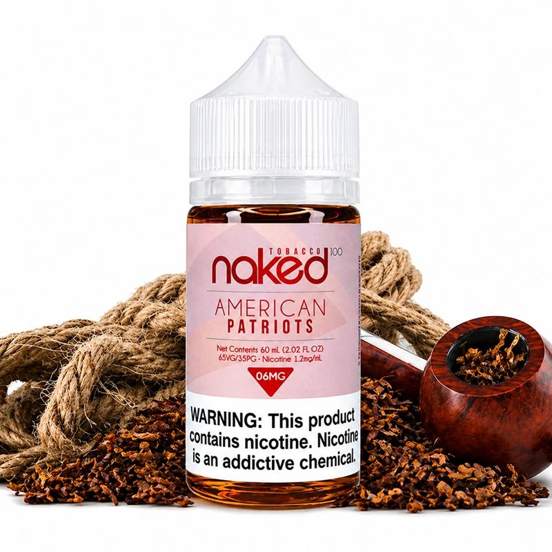 NAKED 60ML AMERICAN PATRIOTS 06MG