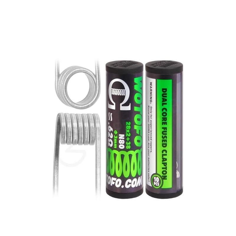 WOTOFO COIL DUAL CORE FUSED N80 0.62
