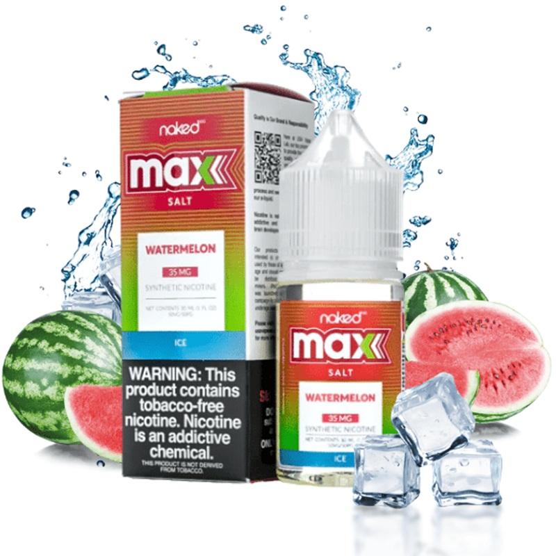 NAKED 30ML SALT MAX WATERMELON ICE 35MG
