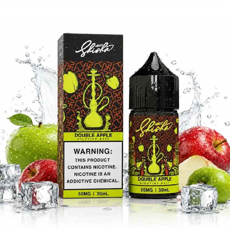 NASTY 30ML SALT SHISHA DOUBLE APPLE 50MG