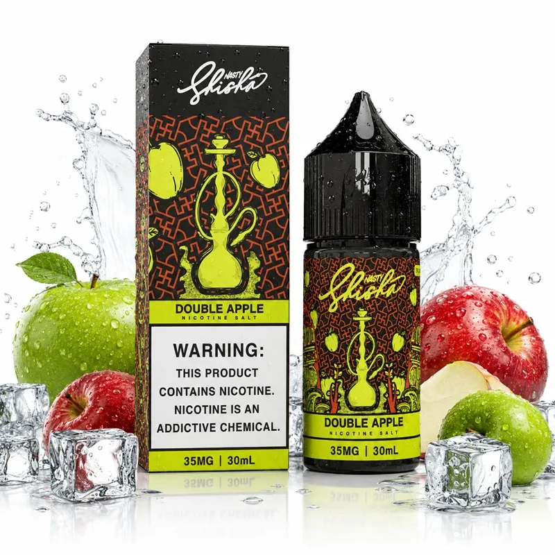 NASTY 30ML SALT SHISHA DOUBLE APPLE 35MG