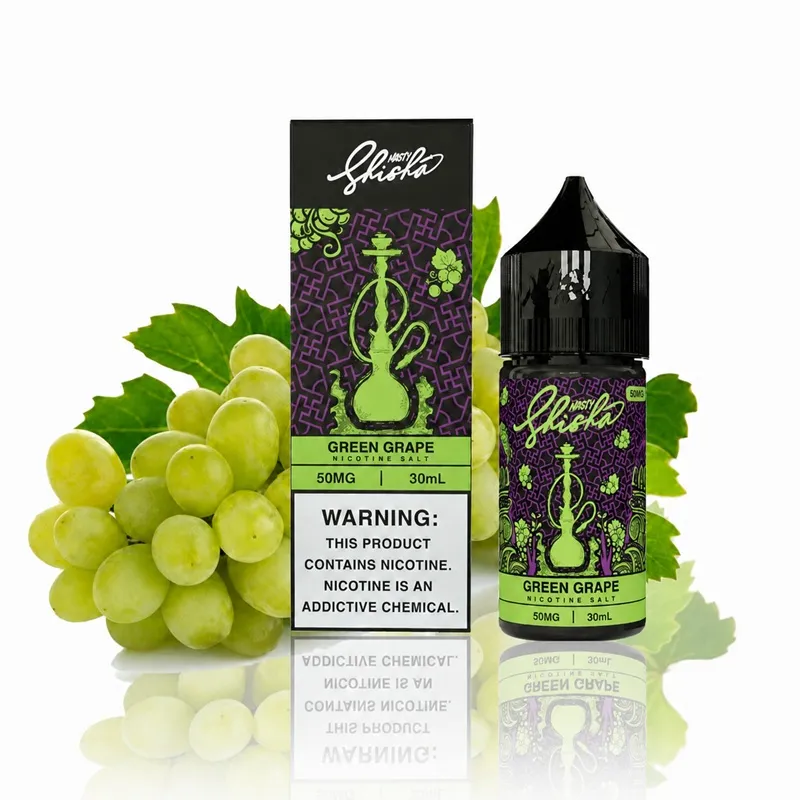 NASTY 30ML SALT SHISHA GREEN GRAPE 50MG