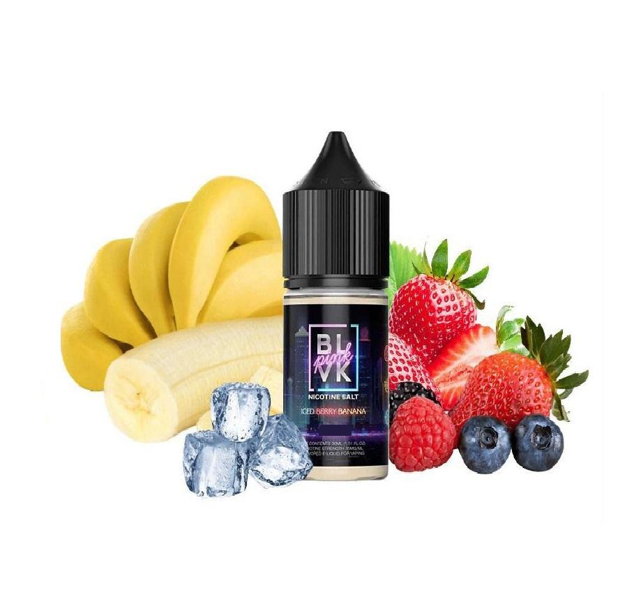 BLVK 30ML SALT PINK BERRY BANANA ICE 50MG