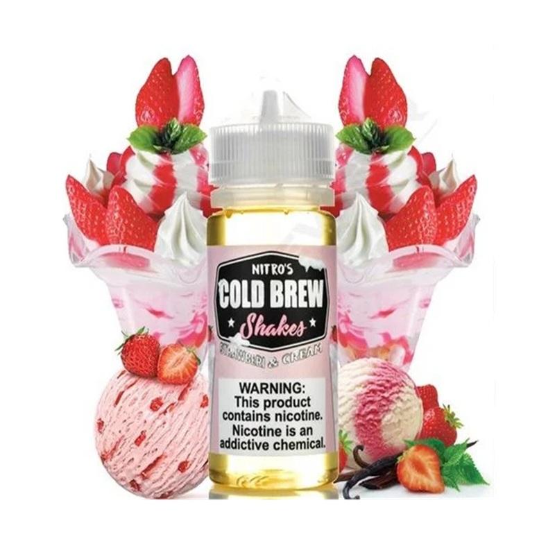 COLD BREW 100ML STRAWBERRY CREAM 03MG