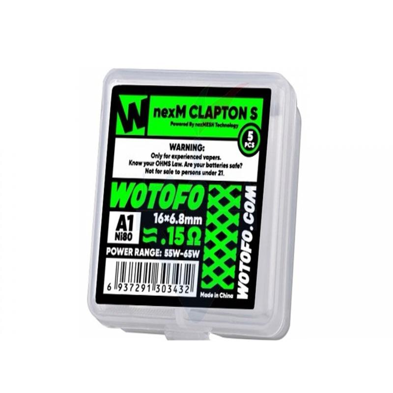 WOTOFO COIL MESH NEX CLAPTON S A1 0.15 NI80